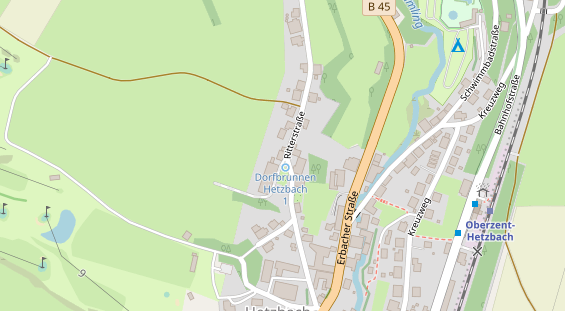 Lauf auf Satellitenbild