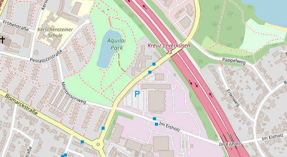 Lauf auf Satellitenbild