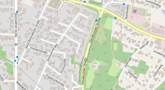 Lauf auf Satellitenbild