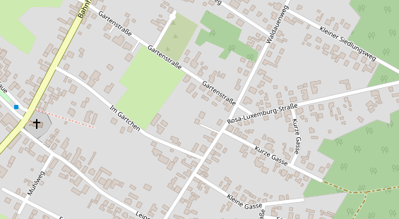 Lauf auf Satellitenbild