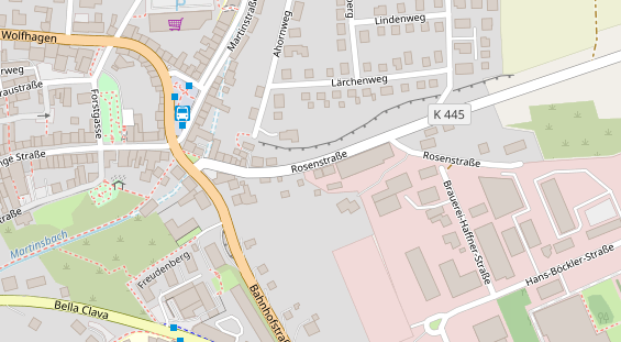 Lauf auf Satellitenbild