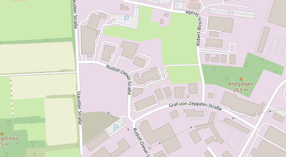 Lauf auf Satellitenbild