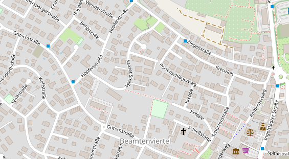 Lauf auf Satellitenbild
