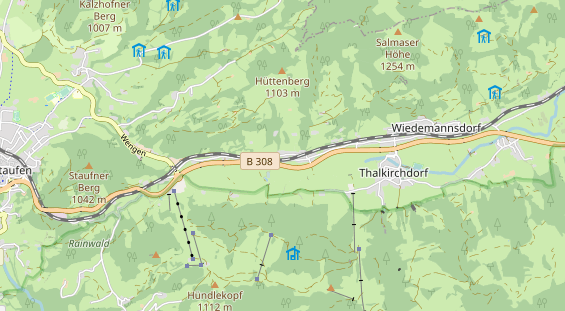 Lauf auf Karte