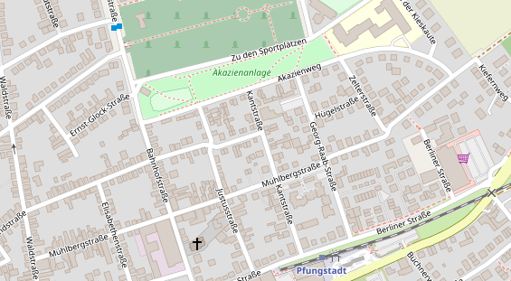 Lauf auf Satellitenbild