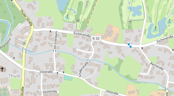 Lauf auf Satellitenbild