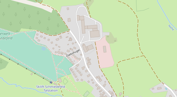 Lauf auf Satellitenbild