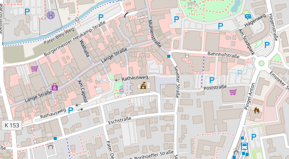 Lauf auf Satellitenbild