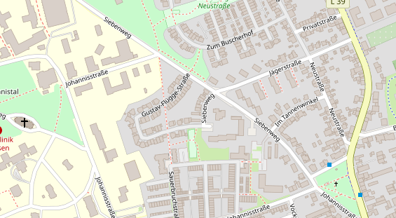 Lauf auf Satellitenbild