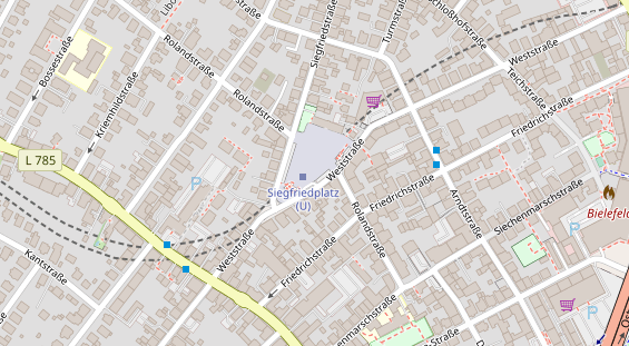 Lauf auf Satellitenbild