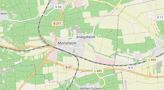 Lauf auf Karte