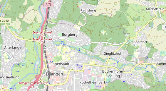 Lauf auf Karte