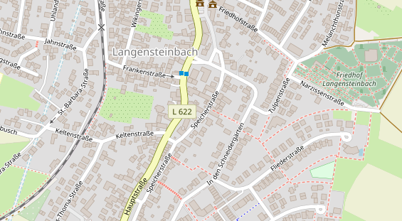 Lauf auf Satellitenbild