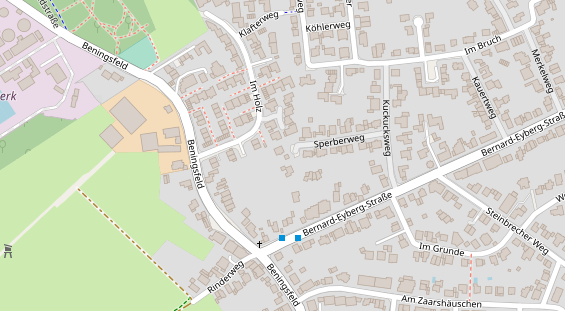 Lauf auf Satellitenbild