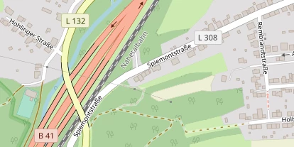 Lauf auf Satellitenbild