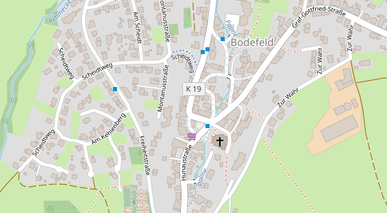 Lauf auf Satellitenbild