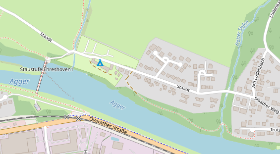 Lauf auf Satellitenbild