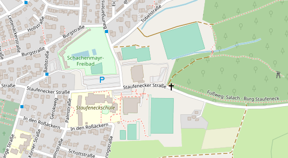 Lauf auf Satellitenbild