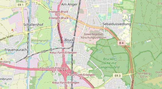 Lauf auf Karte