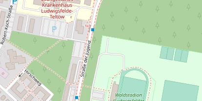 Lauf auf Satellitenbild