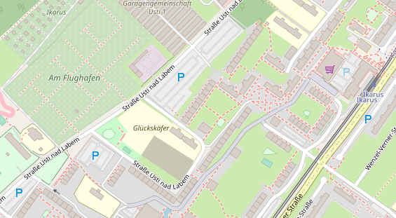 Lauf auf Satellitenbild