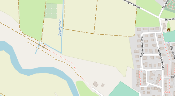 Lauf auf Satellitenbild