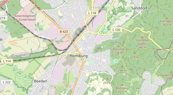 Lauf auf Karte