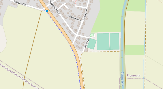 Lauf auf Satellitenbild