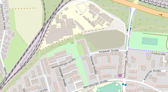 Lauf auf Satellitenbild