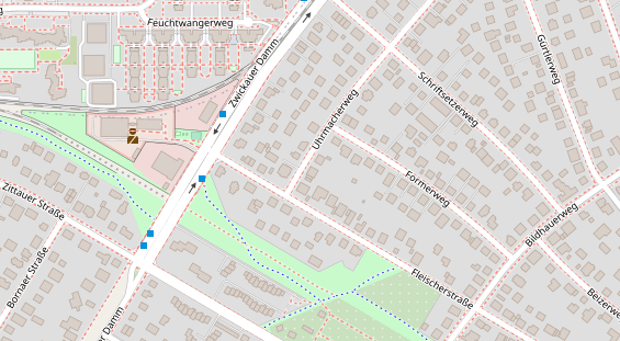 Lauf auf Satellitenbild