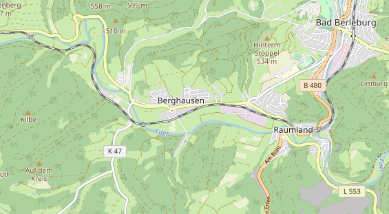 Lauf auf Karte