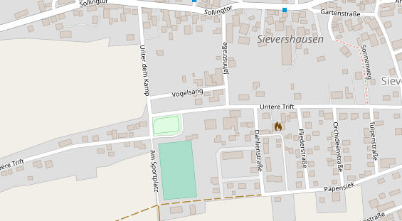 Lauf auf Satellitenbild