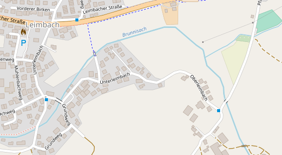 Lauf auf Satellitenbild