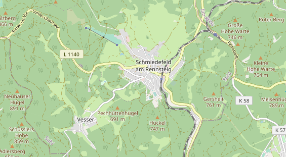 Lauf auf Karte