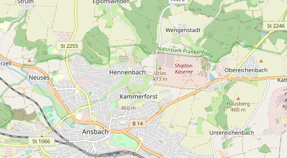 Lauf auf Karte