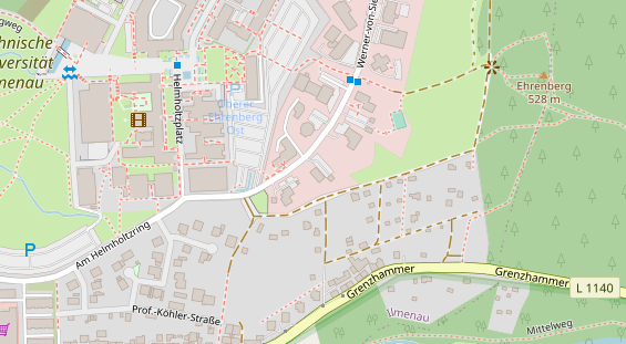 Lauf auf Satellitenbild