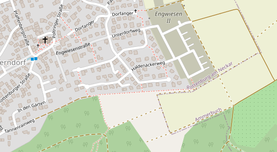 Lauf auf Satellitenbild