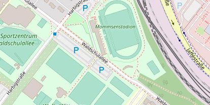 Lauf auf Satellitenbild
