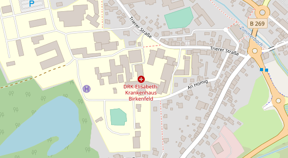 Lauf auf Satellitenbild