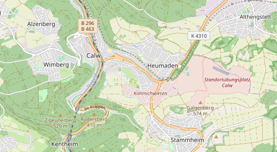 Lauf auf Karte