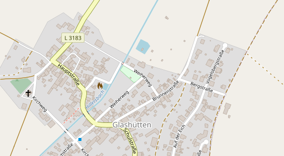 Lauf auf Satellitenbild