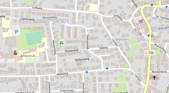 Lauf auf Satellitenbild