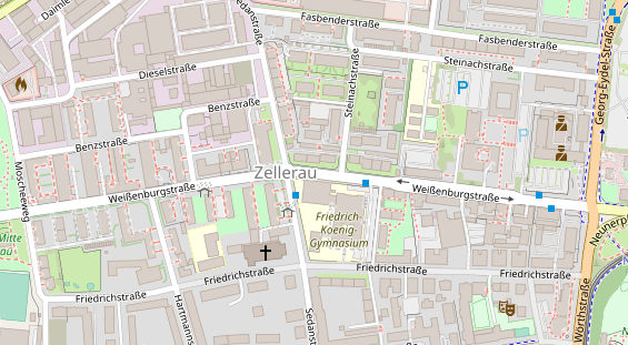 Lauf auf Satellitenbild