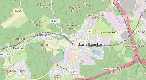 Lauf auf Karte