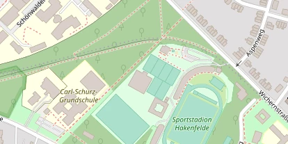 Lauf auf Satellitenbild