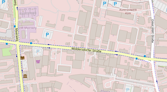 Lauf auf Satellitenbild