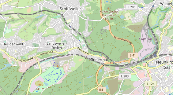 Lauf auf Karte