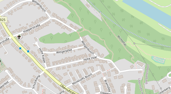 Lauf auf Satellitenbild