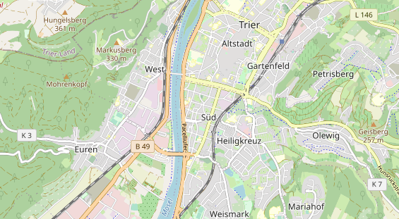 Lauf auf Karte
