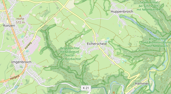 Lauf auf Karte